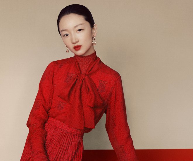 Zhou Dongyu, the new face of Burberry