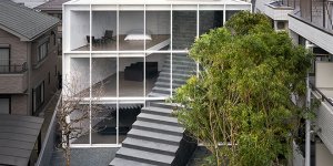 Nendo Constructs The Stairway House Like a Semi-Outdoor Greenhouse