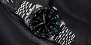The new 39mm case of the Luminox Pacific Diver Ripple 3120M is a breath of fresh air