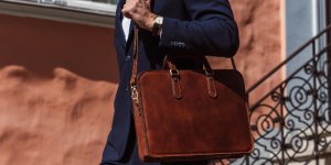 Luxury Italian Leather Briefcases for Men from Von Baer