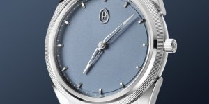 Parmigiani debuts a stone blue colour with their new Tonda PF in 950 platinum